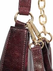 Dune London Purple Small Direction Smart Scoop Shoulder Bag - Image 4 of 5