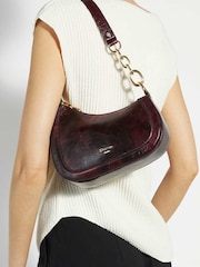Dune London Purple Small Direction Smart Scoop Shoulder Bag - Image 5 of 5