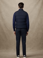 Azul - Hackett Logo Gilet - Imagem 5 de 6