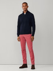Azul - Hackett Lambswool Quarter Zip Jumper - Imagen 7 de 7