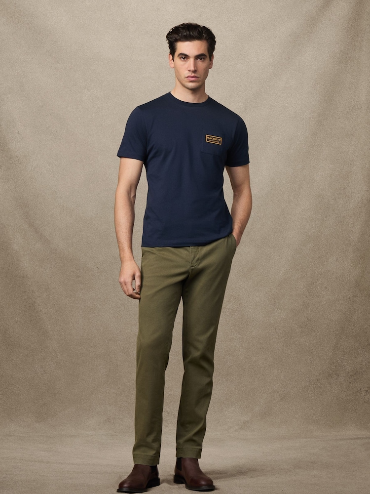Hackett Heritage Velospeed Badge Logo T-Shirt - Image 6 of 6