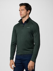 Hackett HS Golf Long Sleeve Quarter Zip Polo Shirt - Image 4 of 8