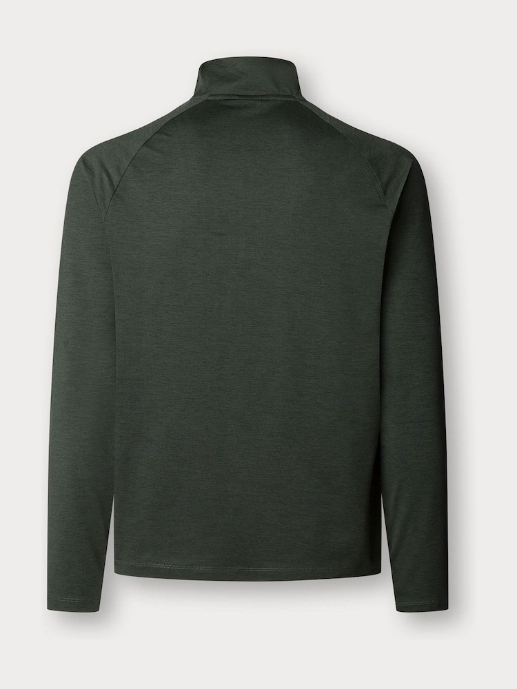 Hackett HS Golf Long Sleeve Quarter Zip Polo Shirt - Image 8 of 8