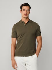 Hackett Embroidered Logo Pique Polo Shirt - Image 2 of 7