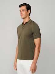 Hackett Embroidered Logo Pique Polo Shirt - Image 4 of 7