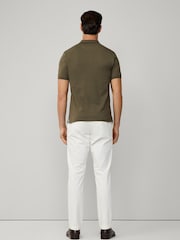 Hackett Embroidered Logo Pique Polo Shirt - Image 5 of 7
