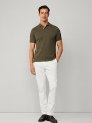 Hackett Embroidered Logo Pique Polo Shirt - Image 7 of 7