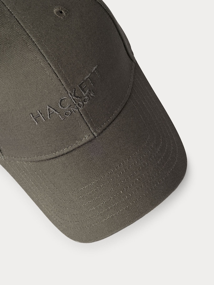 siva - Kapa z izvezenim logotipom Hackett - Slika 3 iz 3