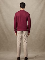 Hackett Heritage Curved Logo Crewneck Sweatshirt - Image 5 of 6