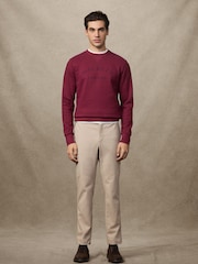 Hackett Heritage Curved Logo Crewneck Sweatshirt - Image 6 of 6