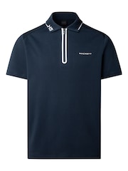 Hackett HS Golf Tech Zip Polo Shirt - Image 9 of 10