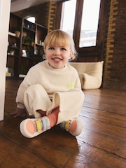 Oatmeal Nep Good Day Crew Neck Sweatshirt (3mths-7yrs) - Image 10 of 13