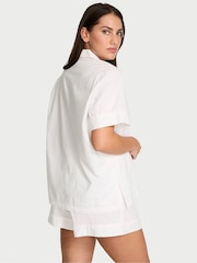 Victoria's Secret White with Ditsy Bows Cotton Short Pyjama Set - Image 2 of 2