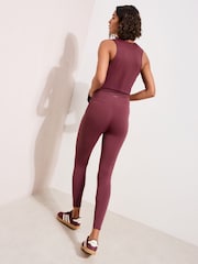 Friends Like These Burgundy Red Studio Wrap Over Leggings - Image 4 of 5