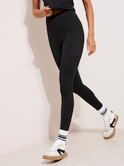 Friends Like These Black/Animal Studio High Waist Leggings - Image 2 of 4