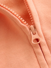 Orange Zip Through Hoodie (3mths-7yrs) - Image 4 of 4