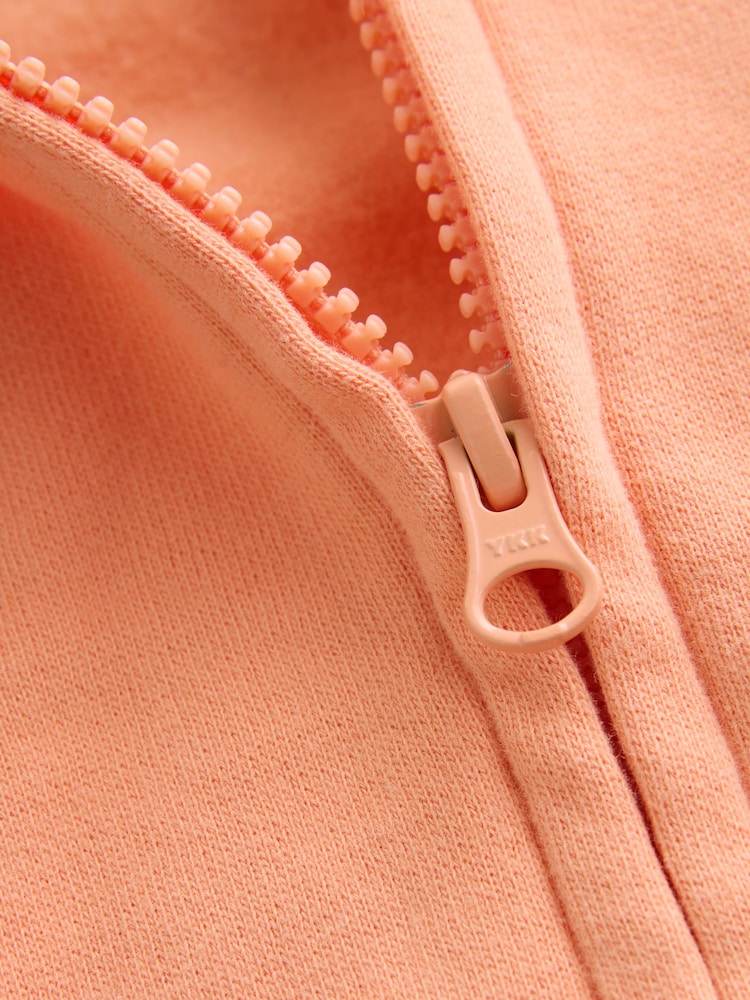 Orange Zip Through Hoodie (3mths-7yrs) - Image 4 of 4
