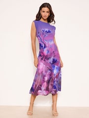 Lipsy Midikleid mit floralem Muster und figurbetontem Schnitt - Bild 1 von 4