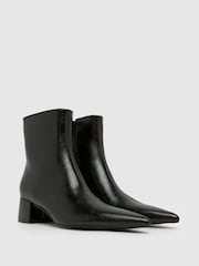 Schuh Bridgit Block Point Black Boots - Image 2 of 4