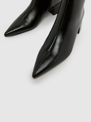 Schuh Bridgit Block Point Black Boots - Image 3 of 4
