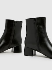 Schuh Bridgit Block Point Black Boots - Image 4 of 4