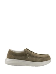HEYDUDE Green Wally X Suede Shoes - Image 1 of 5