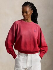 Polo Ralph Lauren Red Knit Pullover Sweatshirt - Image 1 of 4
