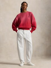 Polo Ralph Lauren Red Knit Pullover Sweatshirt - Image 2 of 4