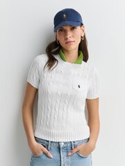 Polo Ralph Lauren White Sweater Pullover Jumper - Image 5 of 6