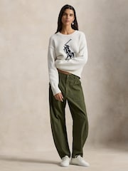 Polo Ralph Lauren White Sweater Pullover Jumper - Image 2 of 4
