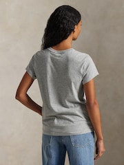 Polo Ralph Lauren Grey Knit T-Shirt - Image 2 of 5