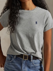 Polo Ralph Lauren Grey Knit T-Shirt - Image 4 of 5
