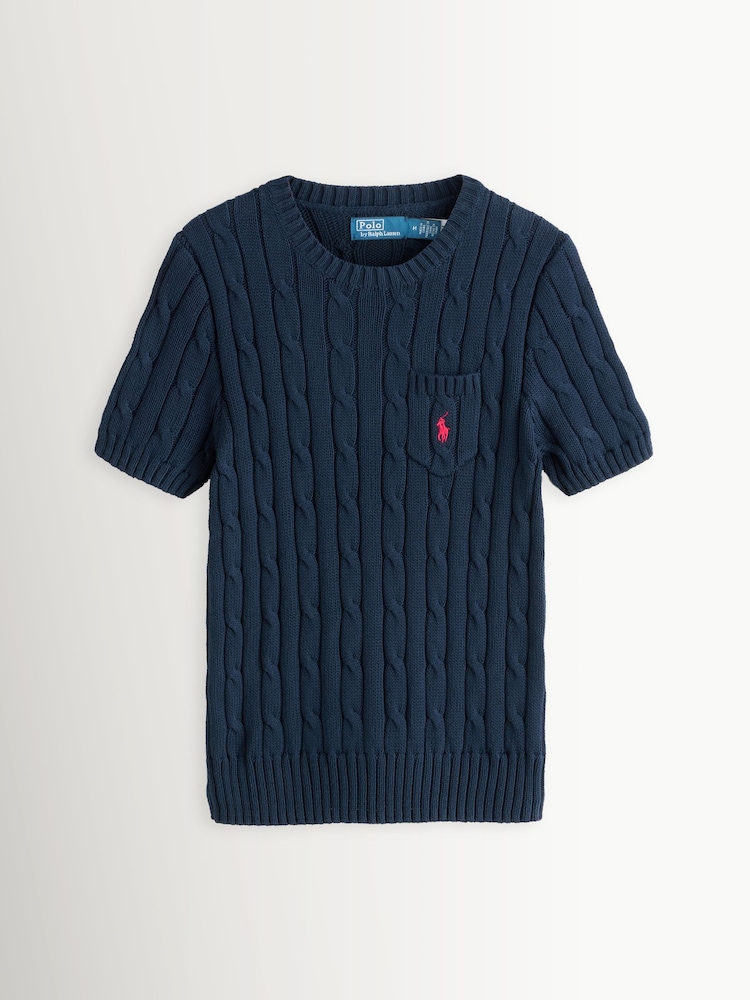 Bleu - Chandail Polo Ralph Lauren Pull - Image 6 de 6