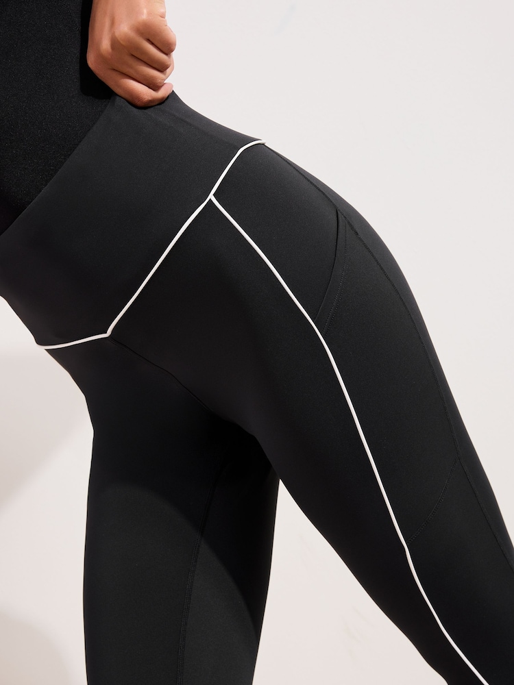 Friends Like These Black Studio High Waist Leggings - Image 2 of 6 Friends Like These Black Studio High Waist Leggings - Image 2 of 6
