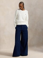 Polo Ralph Lauren White Sweater Pullover Jumper - Image 2 of 4