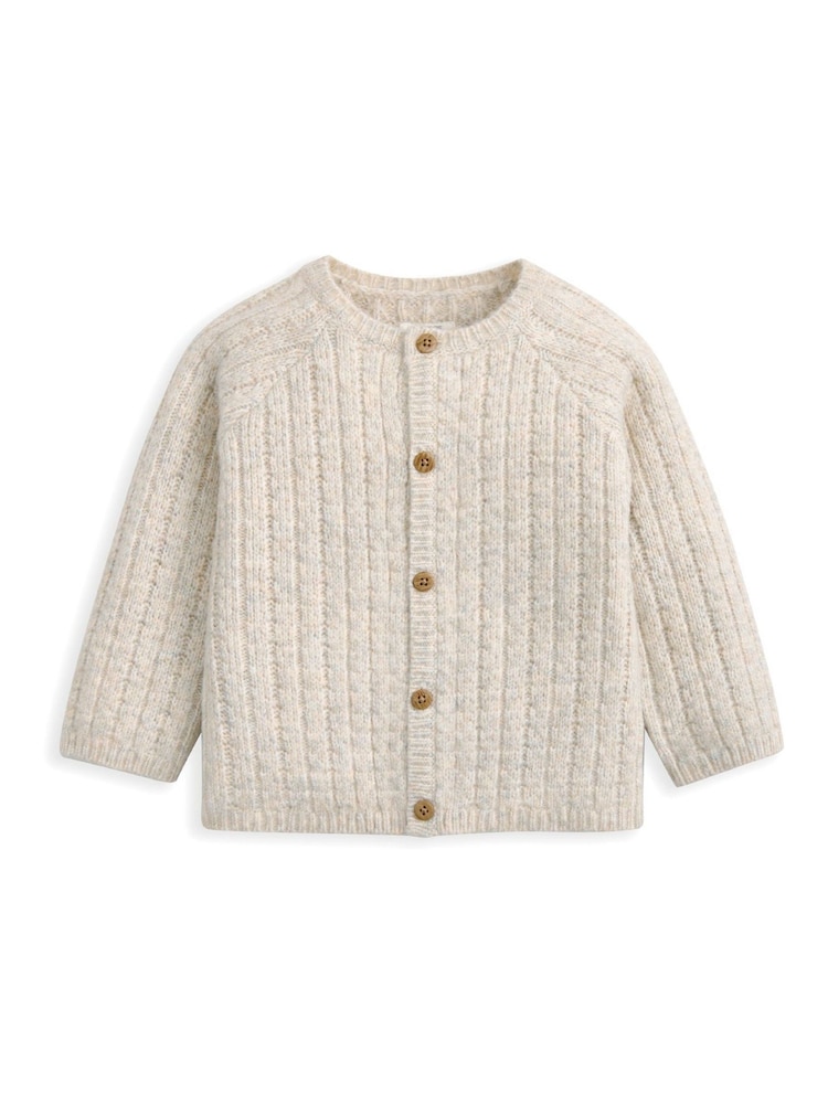 Mamas & Papas Cable Knit Brown Top and Joggers Set - Image 2 of 3 Mamas & Papas Cable Knit Brown Top and Joggers Set - Image 2 of 3