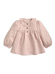 Mamas & Papas Pink Confetti Floral Top and Leggings Set - Slika 3 iz 4