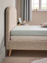 2 Pack Sage Green Gingham & Neutral Stripe Fitted Sheets - Image 1 of 6