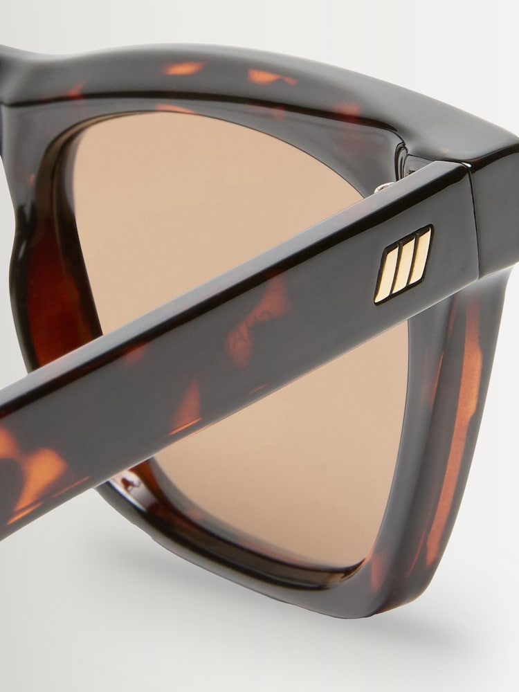 Le Specs Brown Chante Sunglasses - Image 3 of 3