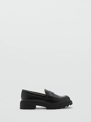 Mango Black Classic Loafers - Image 2 of 3