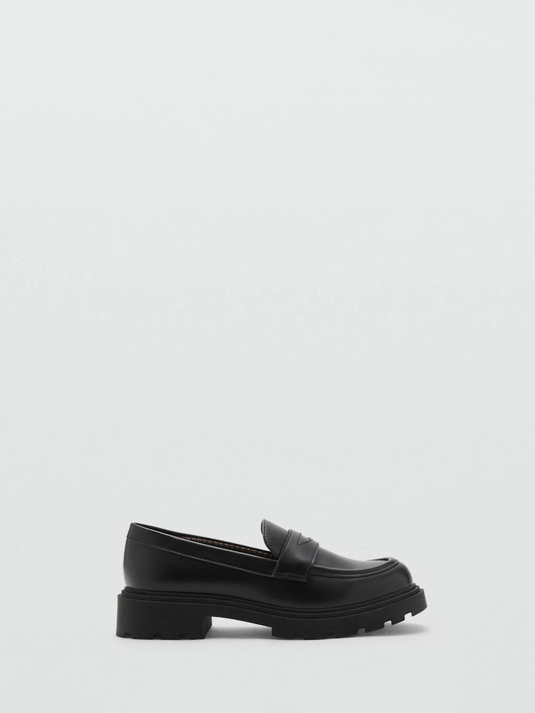 Mango Black Classic Loafers - Image 2 of 3