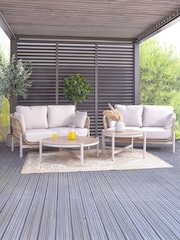 Pacific Latte Martic Outdoor Sofas Set & Two Tables - Image 1 of 6
