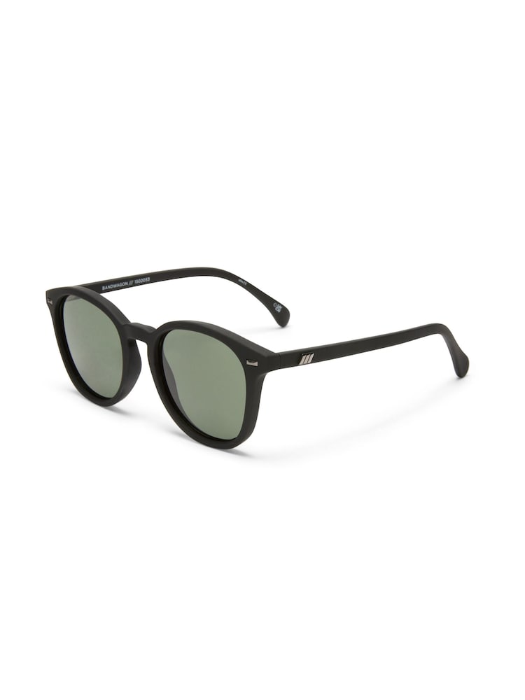 Le Specs Black Bandwagon Sunglasses - Image 1 of 5