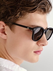 Le Specs Black Bandwagon Sunglasses - Image 5 of 5