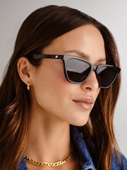 Le Specs Black Unfaithful Sunglasses - Image 5 of 5
