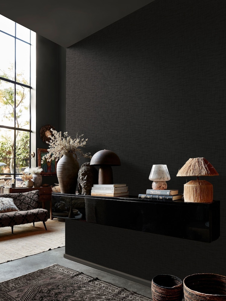 Abigail Ahern Tattoo Weathered Linen 10M Wallpaper - Image 5 of 5