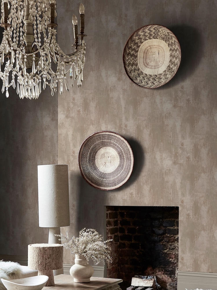 Abigail Ahern Limestone Oxidized Opulence 10M Wallpaper - Image 1 of 5