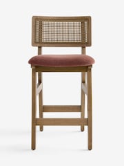 Soft Twill Rust Brown Abel Bar Stool - Image 5 of 9