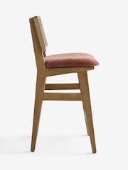 Soft Twill Rust Brown Abel Bar Stool - Image 6 of 9