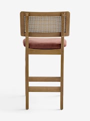 Soft Twill Rust Brown Abel Bar Stool - Image 8 of 9